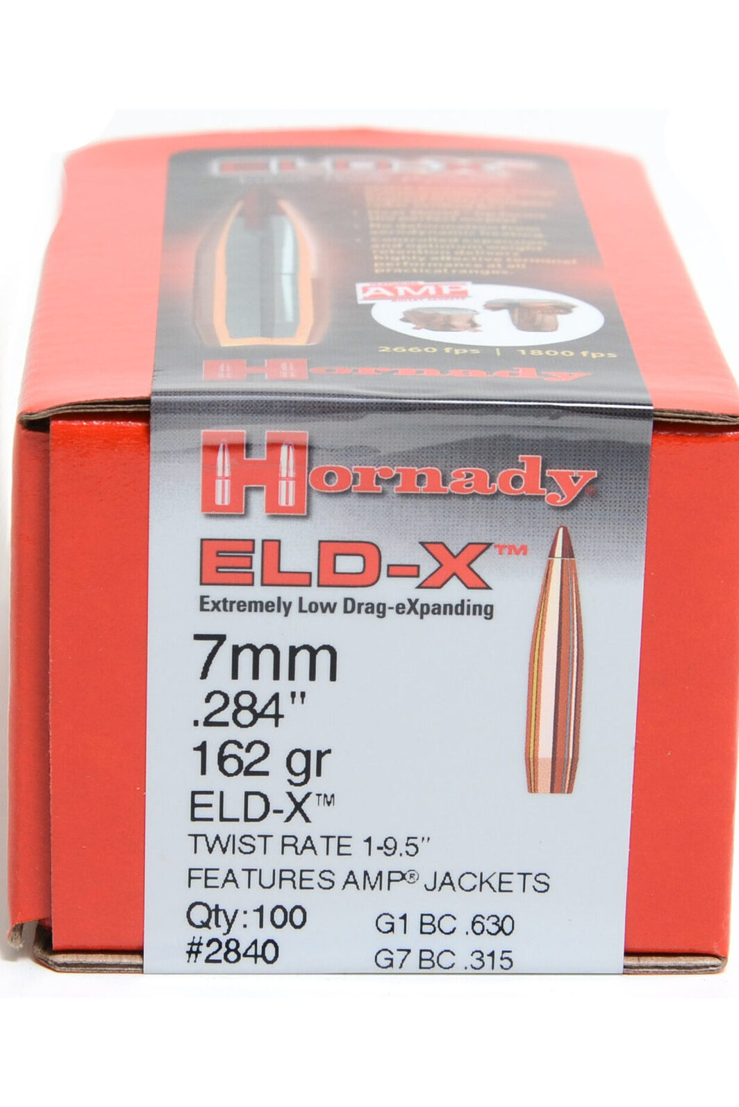OGIVA HORNADY 7MM(284") 162GR. EDL-X