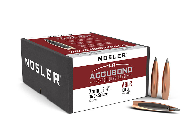 OGIVA NOSLER 7MM(284") 175GR. ABLR ACCUBOND LONG RANGE