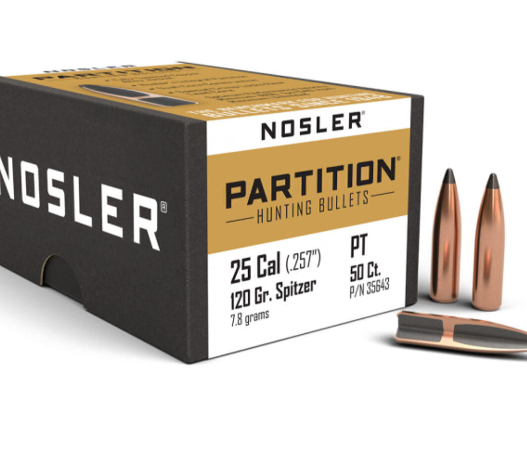 OGIVA NOSLER 25 CAL. 257" 120gr PARTITION