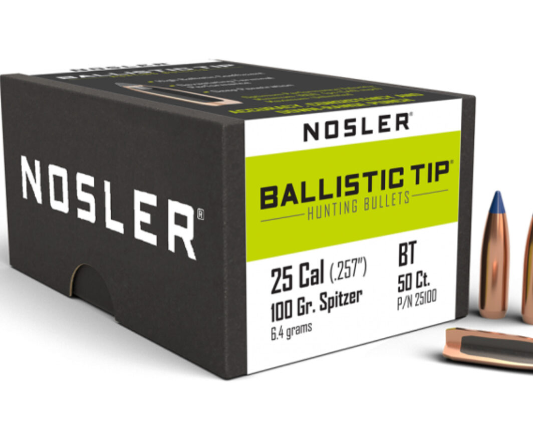 OGIVA NOSLER 25 CAL. 257" 100gr BALISTIC TIP