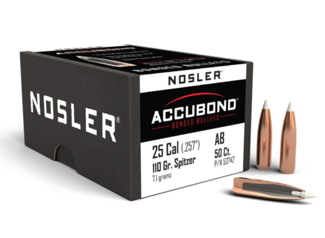 OGIVA NOSLER 25 CAL. 257" 110gr ACCUBOND