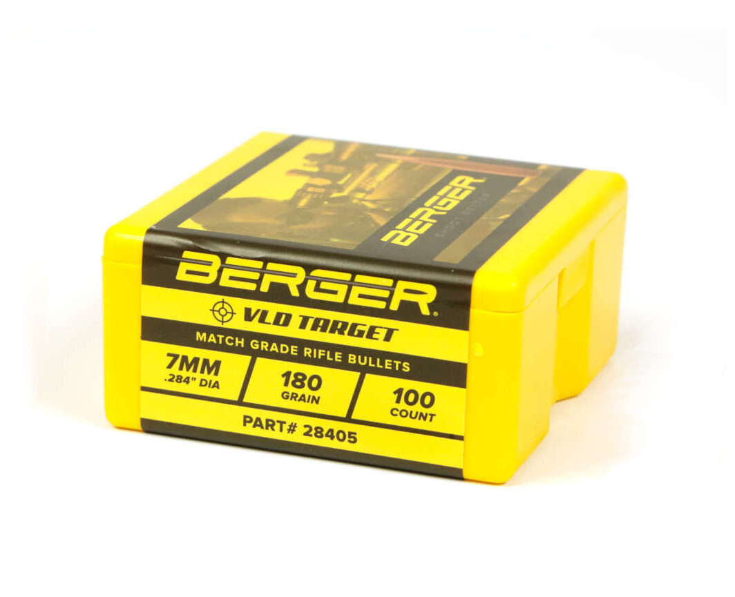 OGIVA BERGER 7MM(284") 180GR. VLD TARGET