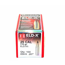 OGIVA HORNADY 25 CAL. 257" 110GR ELD-X