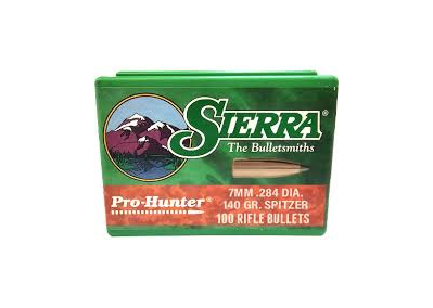 OGIVA SIERRA 7MM(284") 140GR. PRO-HUNTER