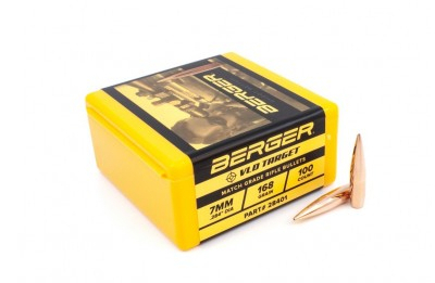OGIVA BERGER 7MM(284") 168GR. VLD TARGET