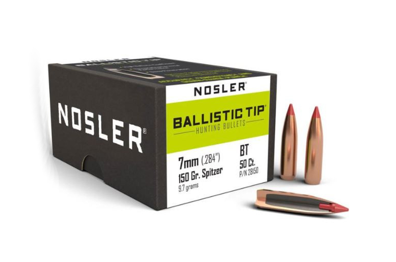 OGIVA NOSLER 7MM(284") 150GR. BALISTIC TIP