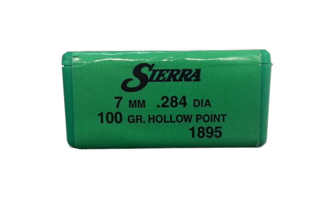 OGIVA SIERRA 7MM(284") 100GR. HP HOLLOW POINT