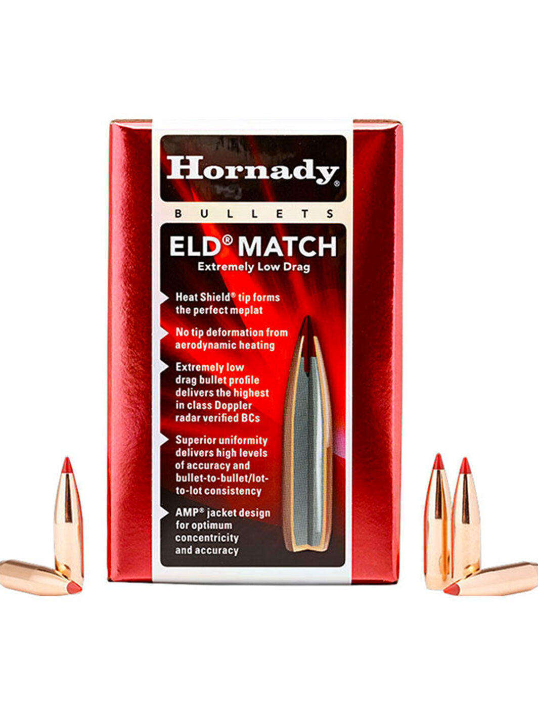 OGIVA HORNADY 6,5MM(264") 100GR. ELD-MATCH