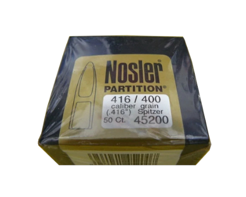 OGIVA NOSLER 416" 400GR. PARTITION