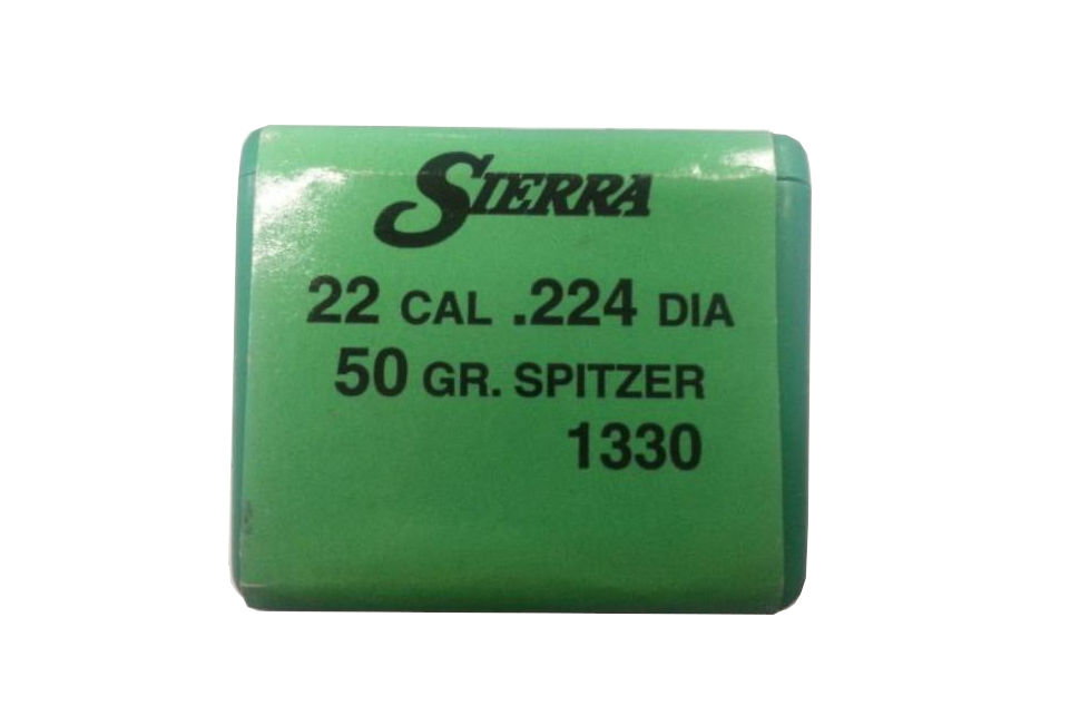 OGIVA SIERRA 5,6MM(224") 50GR. SPITZER