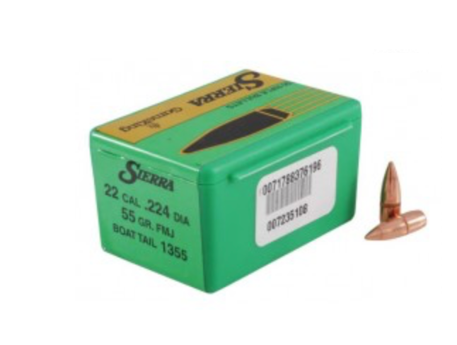 OGIVA SIERRA 5,6MM(224") 55GR. FMJ