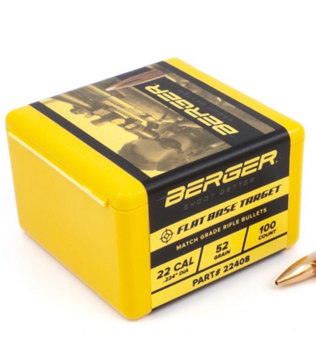 OGIVA BERGER 5,6MM(224") 52GR. FB TARGET