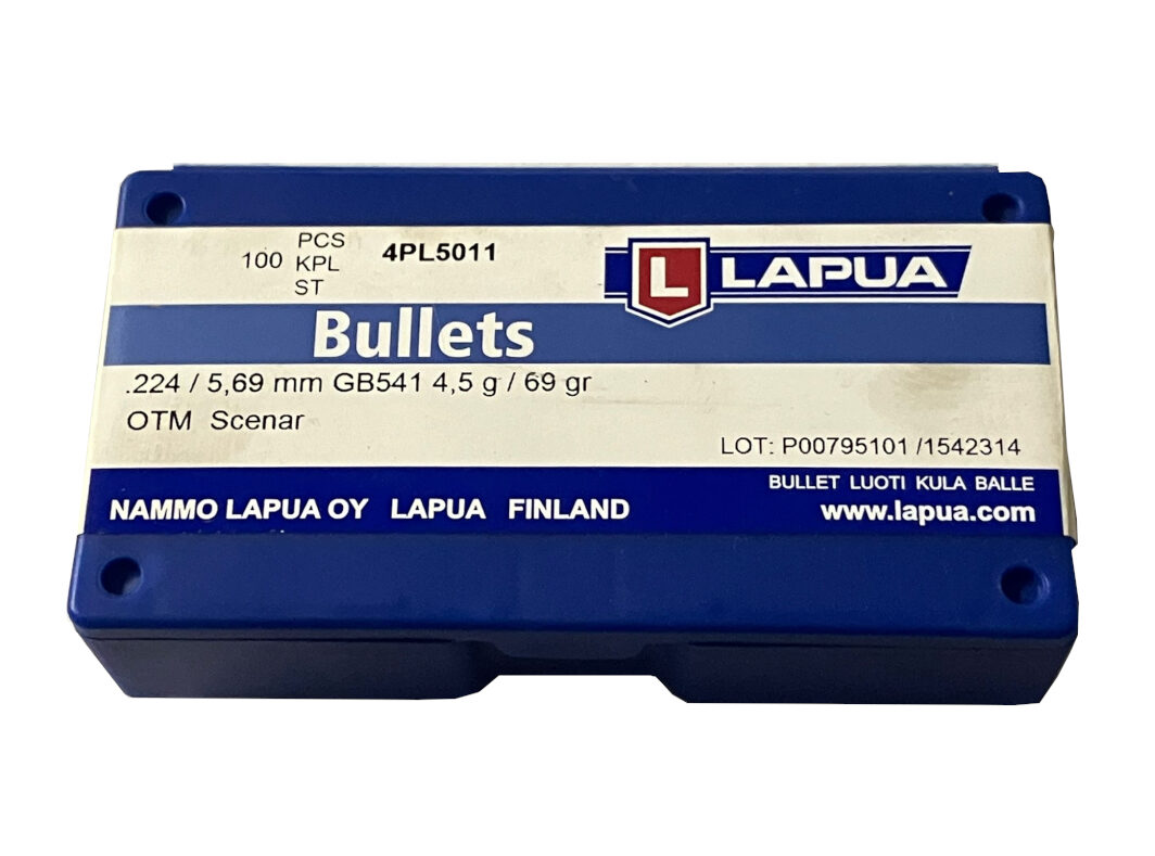 OGIVA LAPUA 5,6MM(224") 69GR. SCENAR