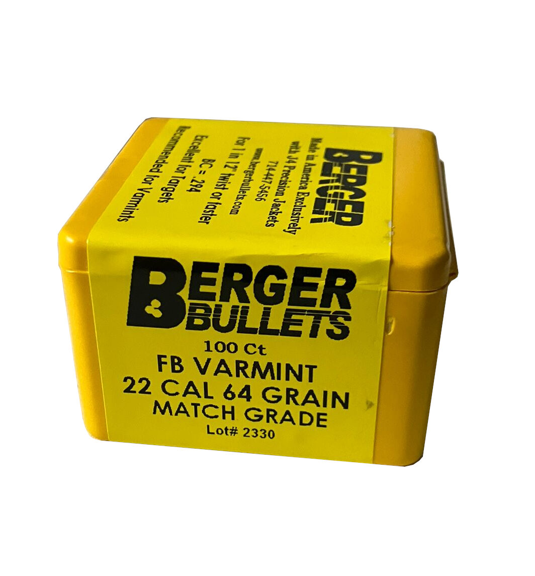 OGIVA BERGER 5,6MM(224") 64GR. FB VARMINT