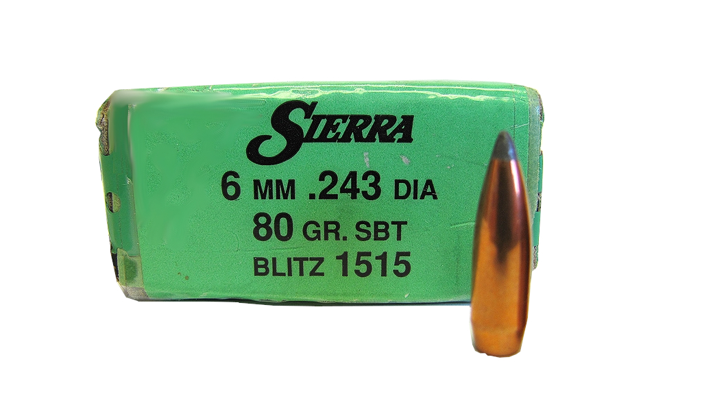 OGIVA SIERRA 6MM(243") 80GR. SBT BLITZ