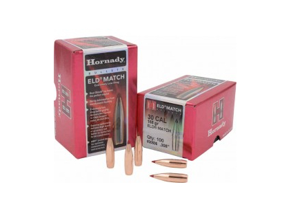 OGIVA HORNADY CAL.30 - 7,62MM(308") 168GR. ELD MATCH