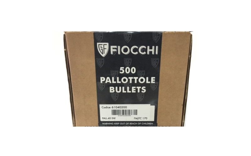 OGIVA FIOCCHI 40 S&W 170GR. FMJTC