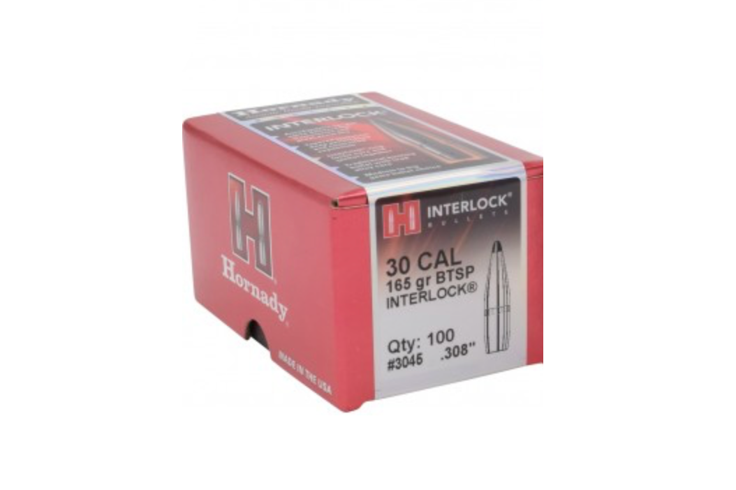 OGIVA HORNADY CAL.30 - 7,62MM(308") 165GR. BTSP INTERLOOK