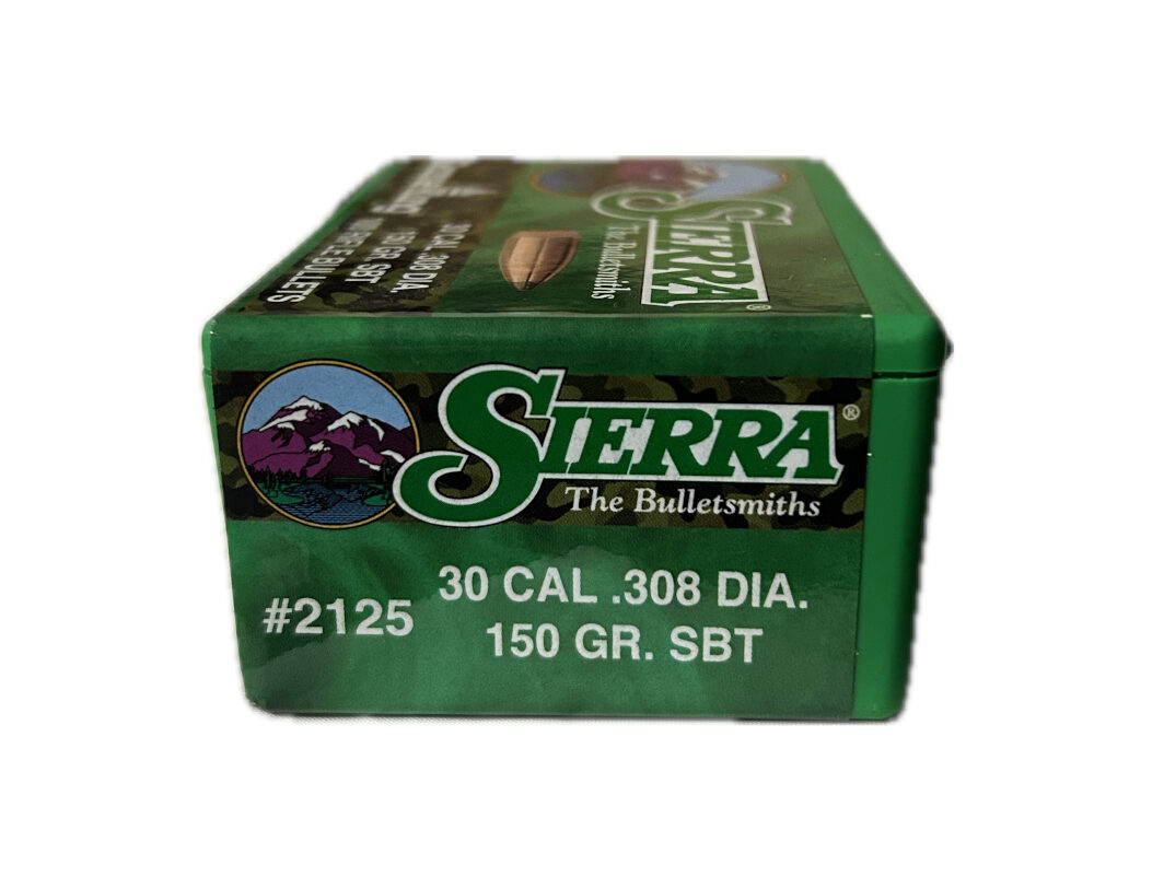 OGIVA SIERRA CAL.30 - 7,62MM(308") 150GR. SBT SPITZER