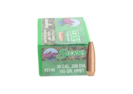 OGIVA SIERRA CAL.30 - 7,62MM(308") 165GR. HPBT