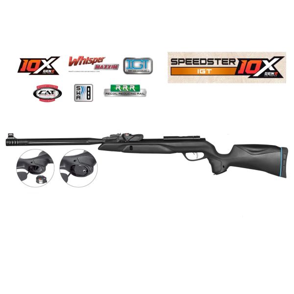 CARABINA ARIA COMPRESSA GAMO <7,5J SPEEDSTER IGT 10X GEN.2 CAL.4,5mm 250,00€ - immagine 3