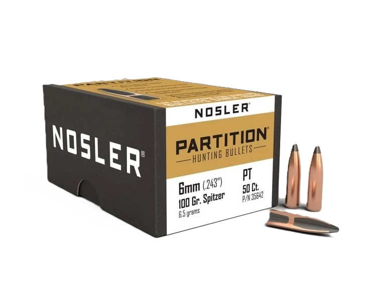 OGIVA NOSLER 6MM(243") 100GR. PARTITION